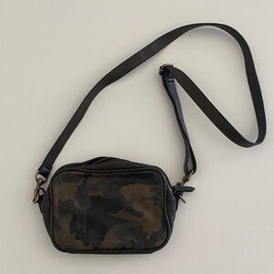Margot Leather Camouflage Crossbody Bag